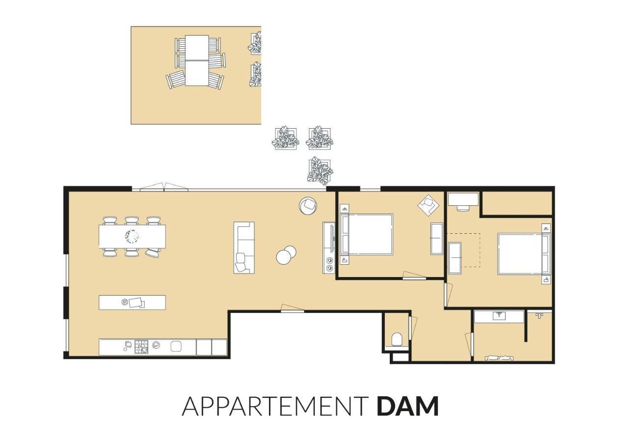 Dock Hotel Stellendam Ngoại thất bức ảnh